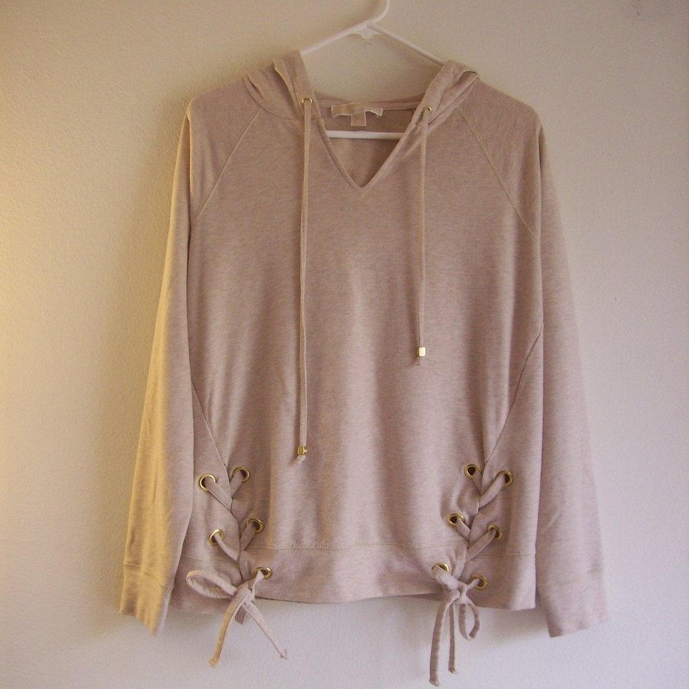 Michael Kors Lace up  Hoodie SZ - M